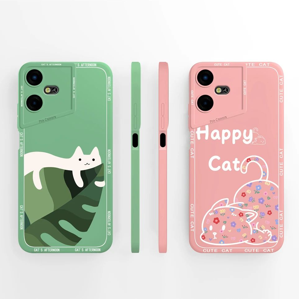 Tecno Pova Neo 3 용 정교한 케이스, 플로럴 스타 소프트 실리콘 카메라 보호 휴대폰 커버, Pova Neo3 Coque Funda LH6n 쉘