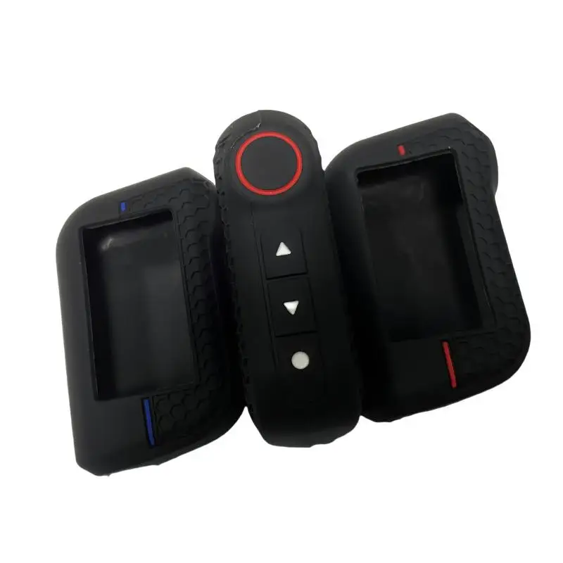 New Silicone Key Cover for LCD Remote Key Fob Skin Soft Sleek Design Anti Fall Car Security Accessory for Drivers
