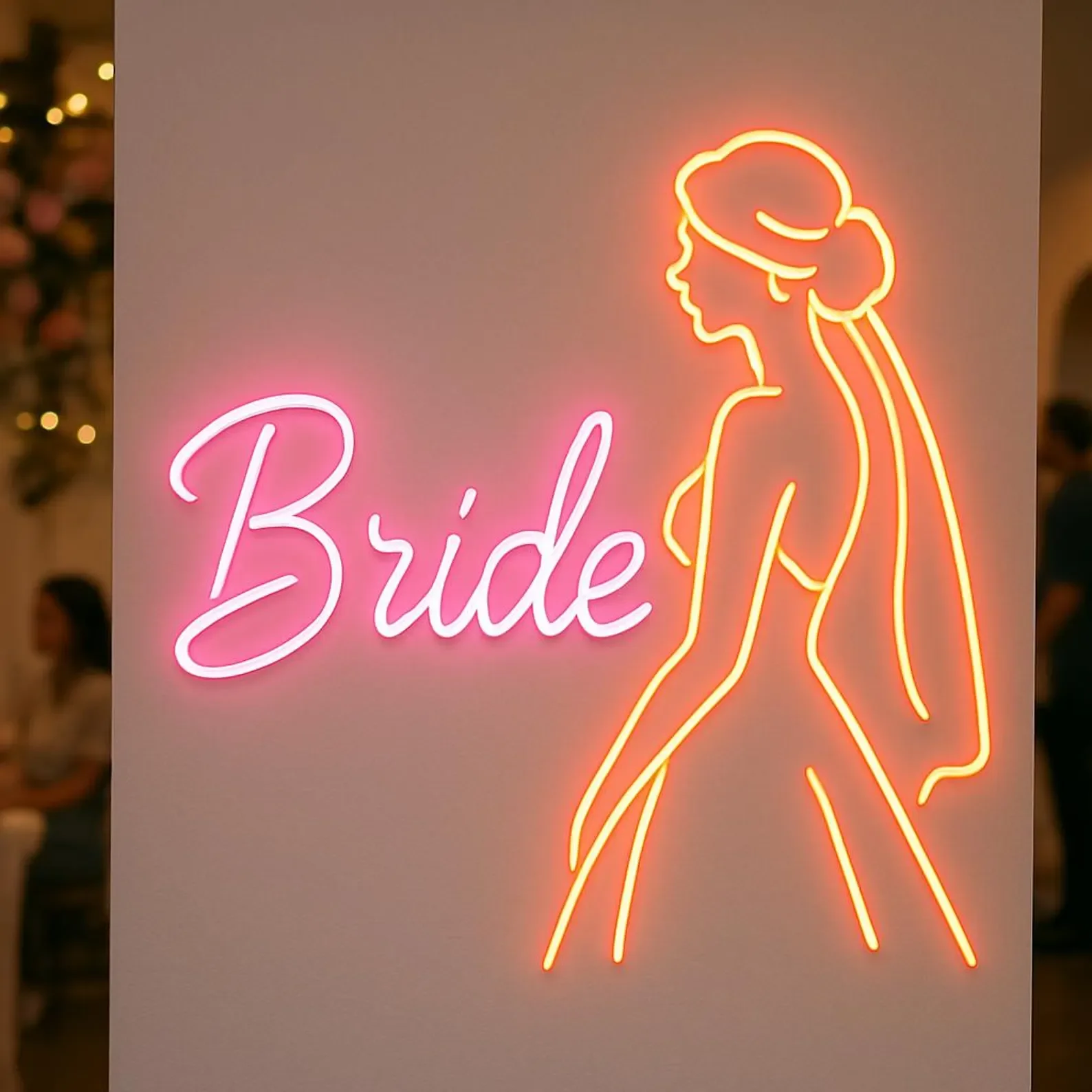Bride Neon Sign,Wedding Agencies Light, Wedding Dress Salons Led Sign,Gift Idea for Stylist, Future Wife Neon Decor