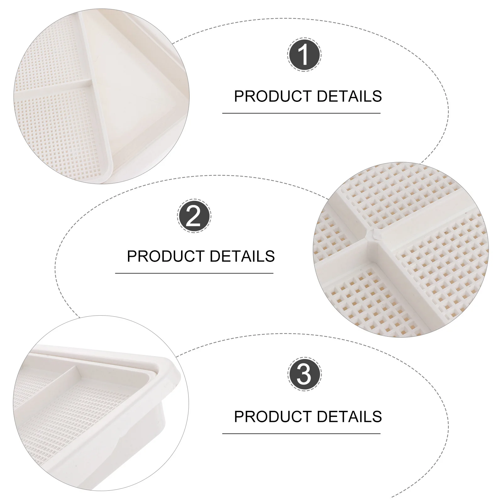 

Plastic Balcony Sprouter Tray Double-Layer Transparent Hydroponics Germination Pot Storage Tray for Fruits Vegetables Growing