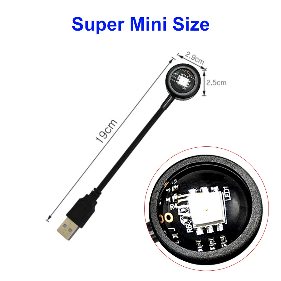 Mini LED Sunset Lamp USB Projector Night Light Photography Wall Decor For Living Room Bedroom Home Atmosphere Ambient Lights