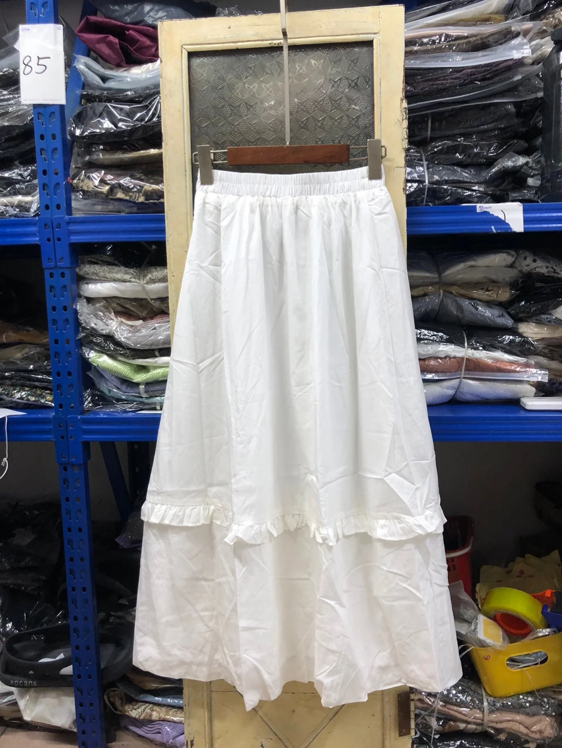 End of Year Year End Sale Half Skirt Pleated Loose Fit High Waist Polyester Fiber Other Material 20% Other 80% Women's Skirt