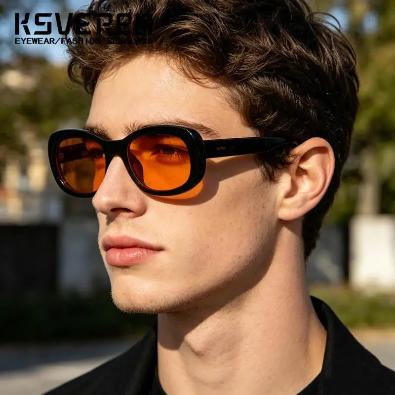 Designer Square Myopia Sunglasses Men Women Trendy Finished Tinted Prescription Glasses Outdoor Sunshade Negative Diopter