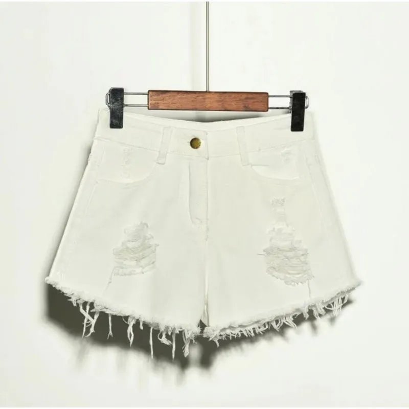 กางเกงยีนส์เอวสูงไซส์ใหญ่พิเศษ 6XL สำหรับผู้หญิง แฟชั่นฤดูร้อน เสื้อผ้าไซส์ใหญ่ กางเกงเอวสูง รุ่นฮิต