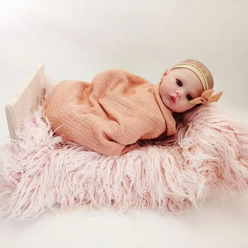   Newborns Background Props Vintage Baby Photography Bed for Girls Boy Posing Crib