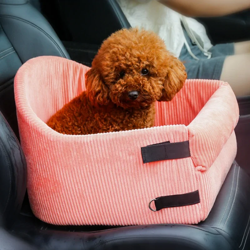 Wear-resistant Dog Bed Cat Car Seat Covers Adjustable Soft Pillow Car Seat Protection for Home&car Dual-use Dog Car Accessories