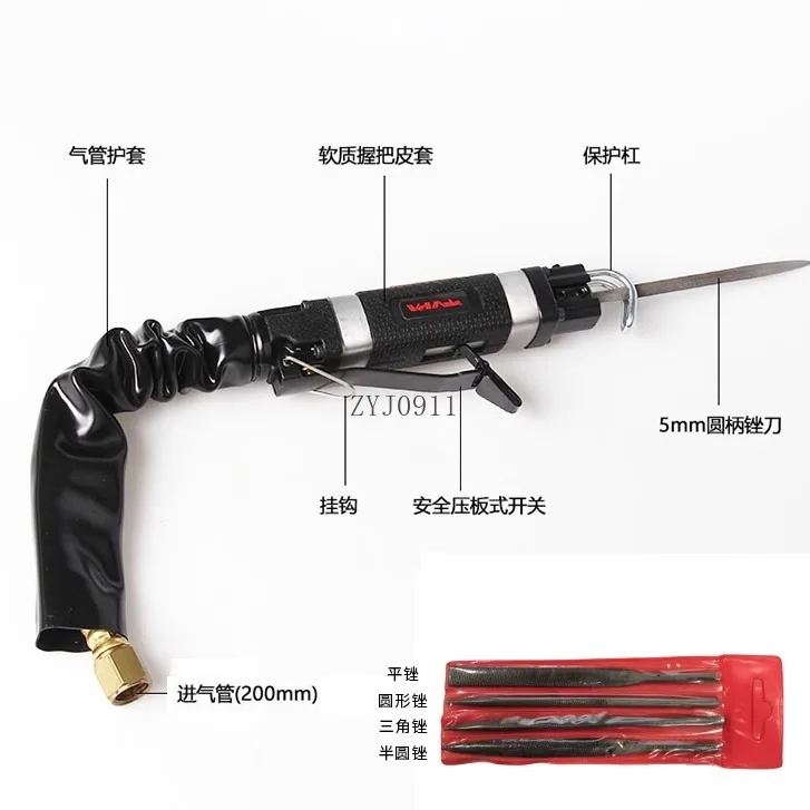Potente levigatrice pneumatica per rifilatura, piccola lima alternativa pneumatica WP-0007