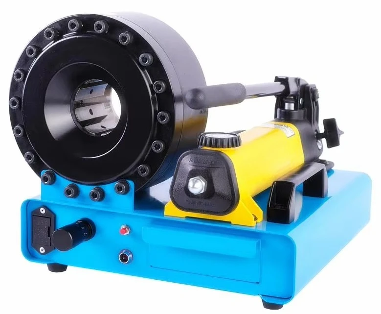 CE Certified Portable 6-25mm 1inch Manual Hand Hydraulic Rubber Hose Crimping Machine Pump 2 Layers Portable Hose Crimper Tools