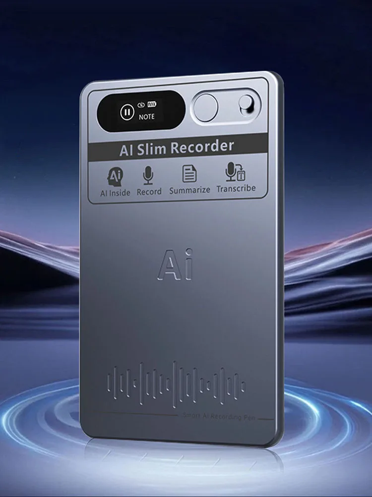 

Цифровой диктофон с функцией транскрипции и перевода в реальном времени, устройство для записи аудио для лекций и совещаний