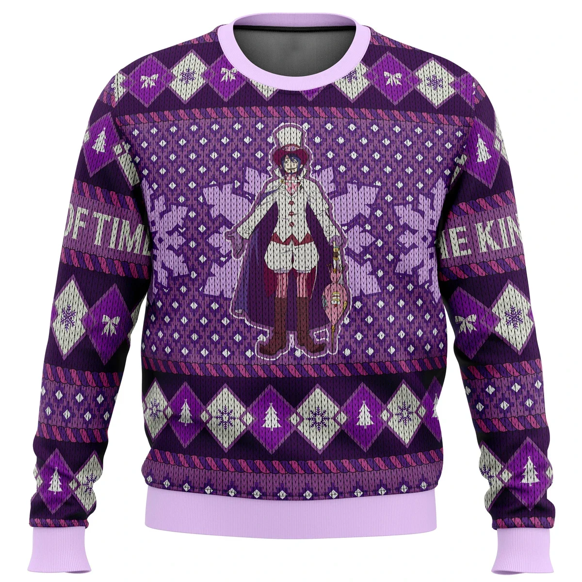 Mephisto Pheles Blue Exorcist Ugly Christmas Sweater Gift Santa Claus Pullover Men 3D Sweatshirt And Top Autumn And Winter Cloth