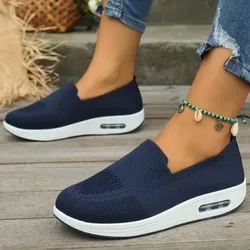 Ladies Loafer Tennis Female Orthopedic Sneakers Vulcanized Shoes for Women Mesh Breathable Platform Slip-On zapatos de mujer