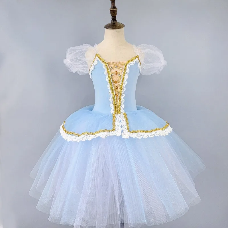 子供バレエドレスパフォーマンス服白鳥の湖チュチュプロのバレリーナダンス衣装体操レオタードダンス衣装