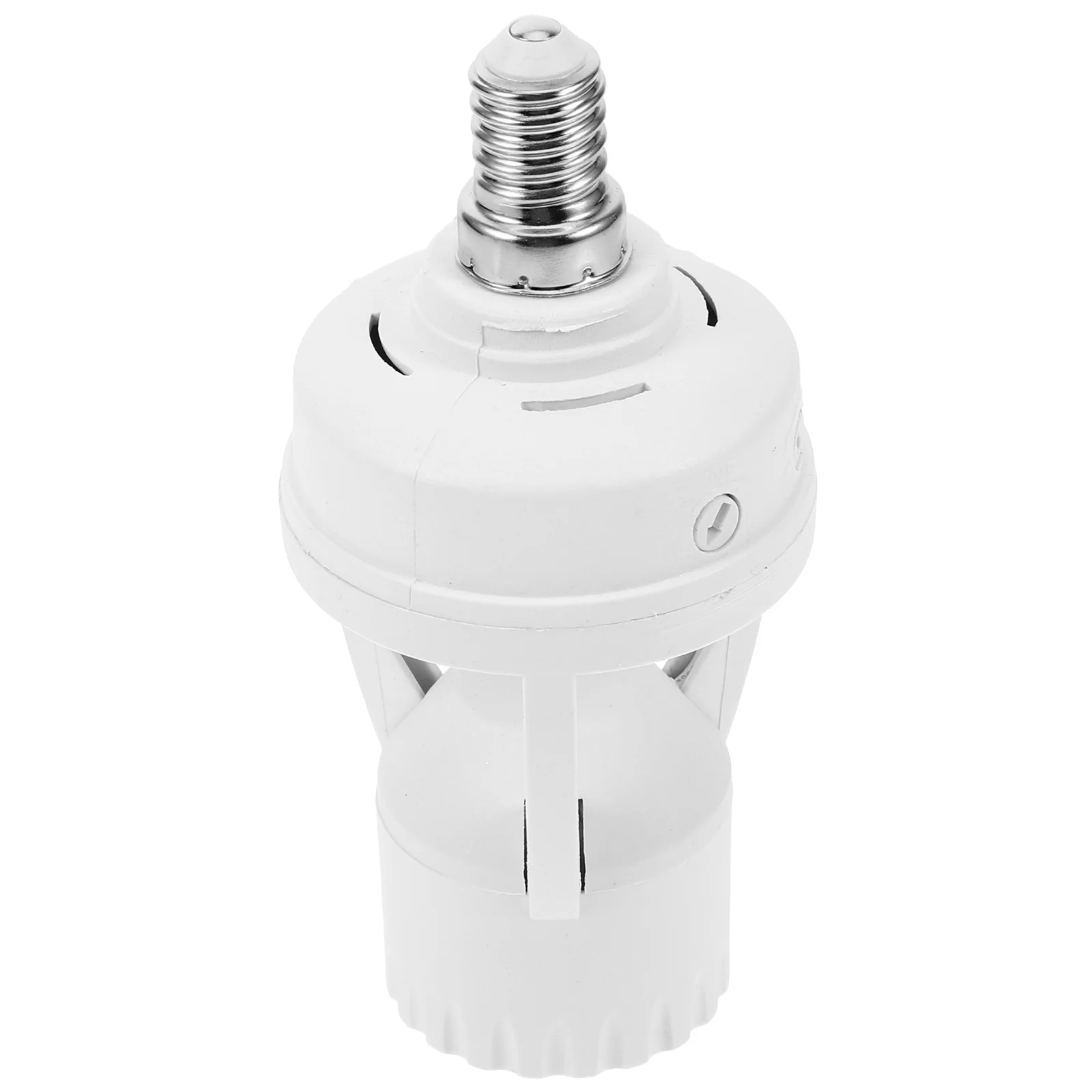 E14 Induction Lamp Holder LED Light Bulb Converter Adapter Screw Port Motion Sensor Socket E27 to