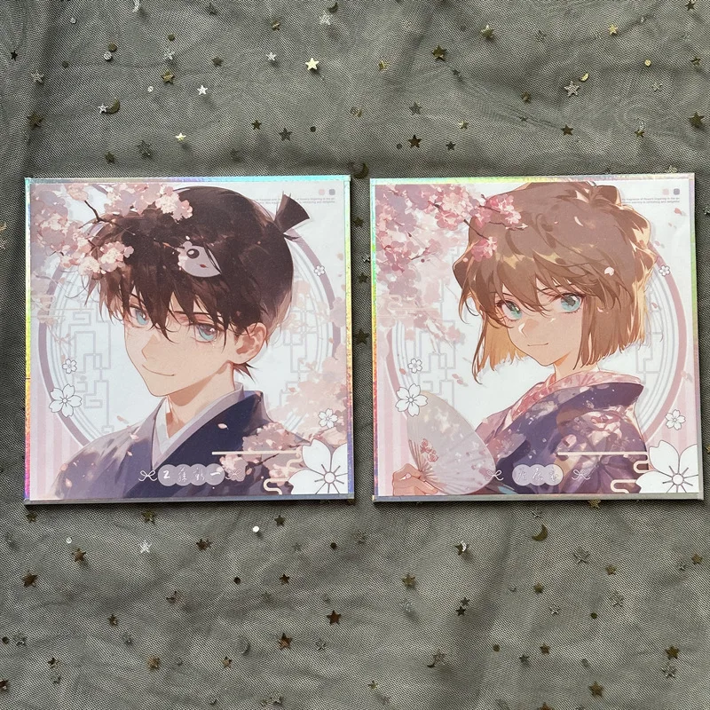 Цветной бумажный футляр 14*14 см закрытый Conan Ai