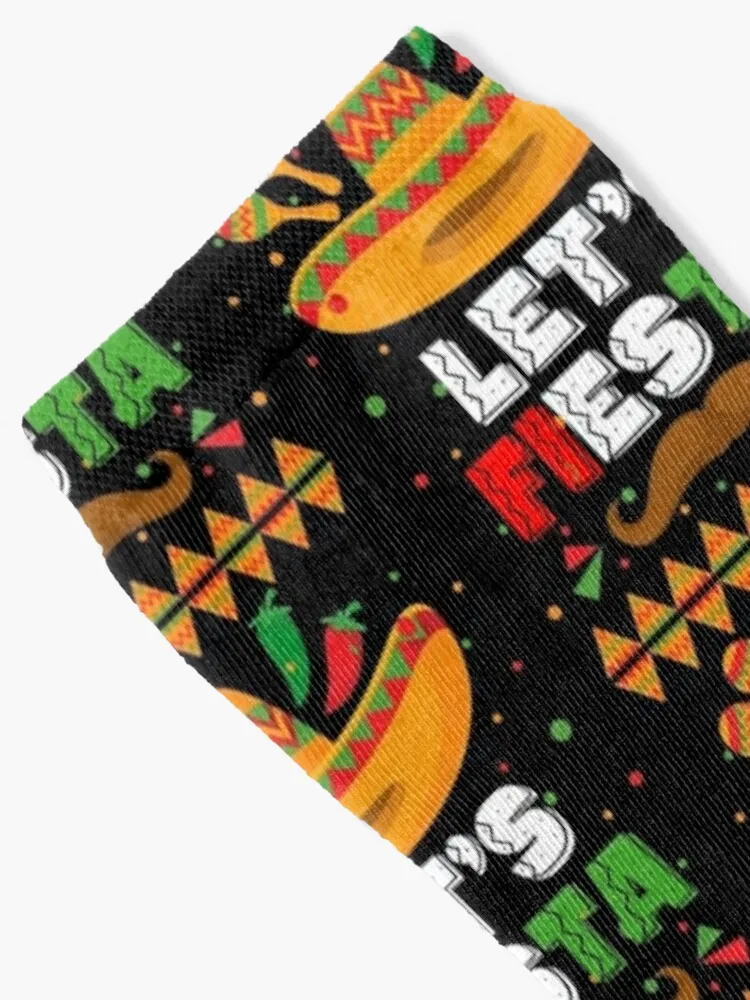 Let's Fiesta Mexican Socks Christmas Socks