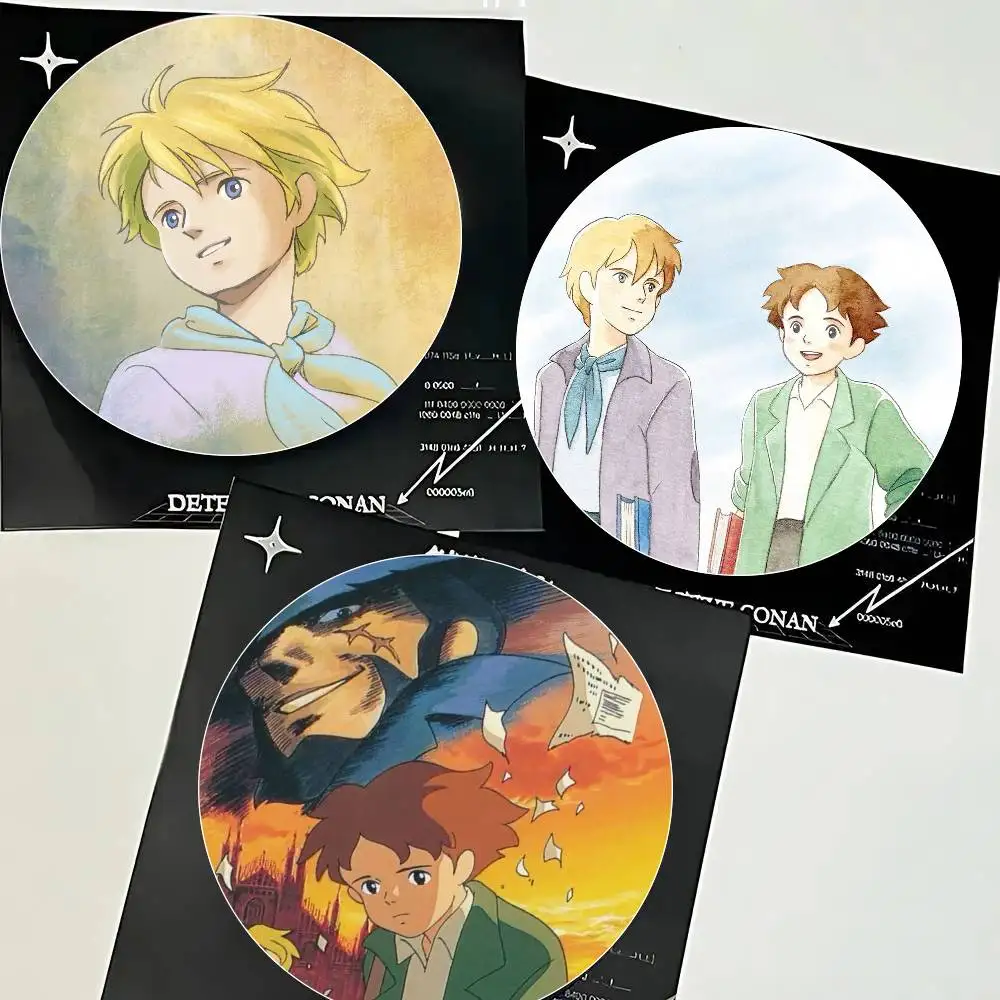 Anime R-Romeo No Aoi Sora Cartoon Style Badge Brooches On Backpack Decoration Round Enamel Pins For Accessorys