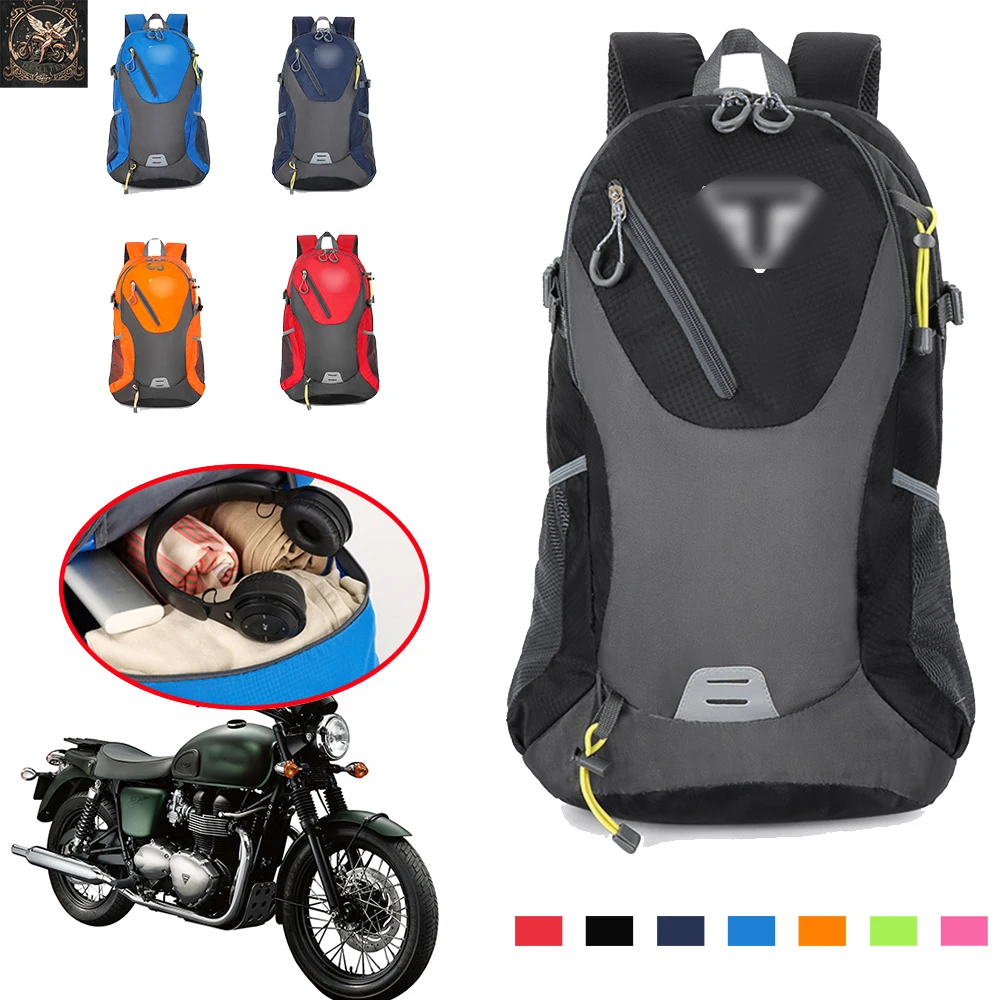 For TRIUMPH SPEED FOUR 600 Speed Triple R RS S Accessories Outdoor Sports Mountaineering Bag Large Capacity Travel Backpack