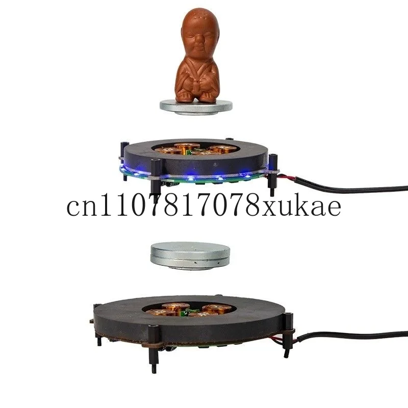

Magnetic Levitation Module with LED Light DIY Magnetic Core Kit Load Capacity 500g/1000g Magnetic Levitation Display Stand