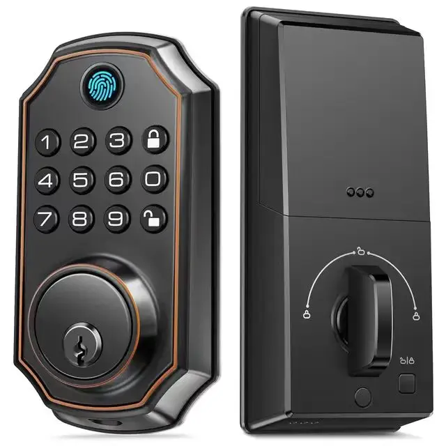 Key Cutting Doorbell Camera Access Control Cards Fingerprint Lock Pick   App Home Bedroom Cylinder Smart Door Dead Lock