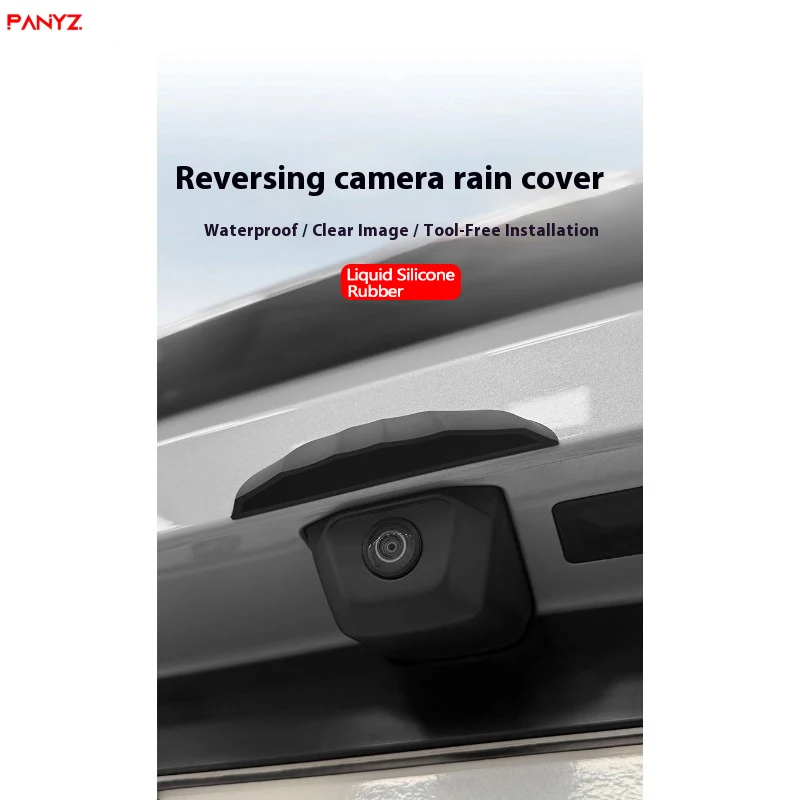 سيارة غطاء كاميرا الرؤية الخلفية مقاوم للماء مكافحة المطر غطاء كاميرا واقية مقاوم للماء سيليكون سيارة عكس غطاء غير نافذ للمطر أداة