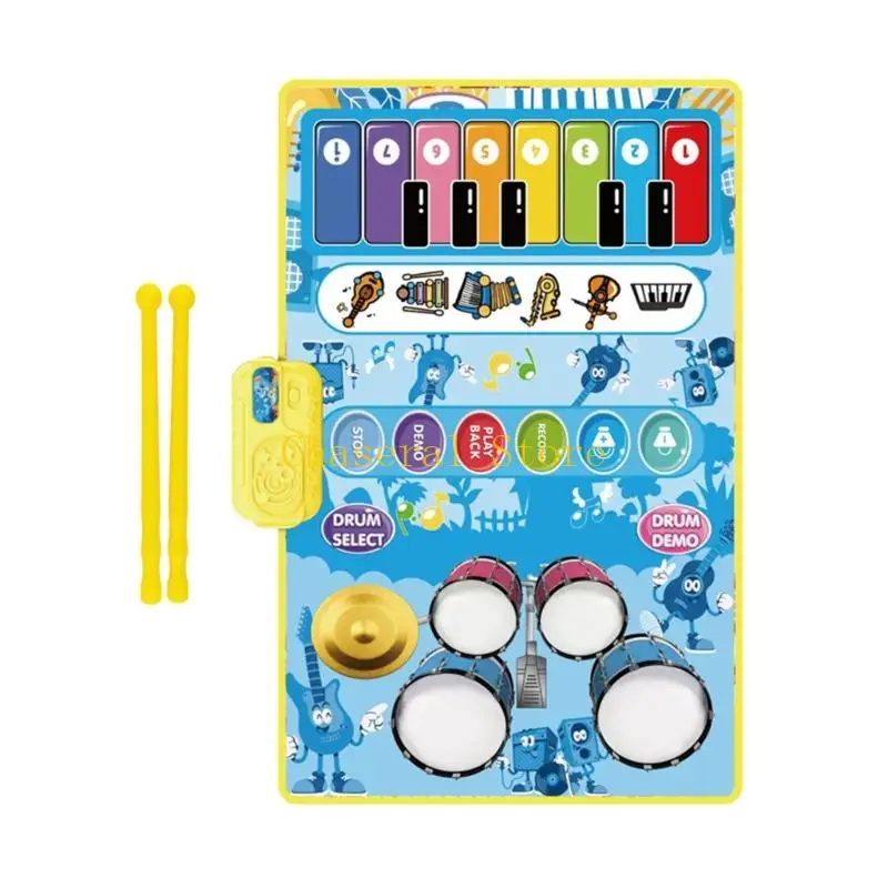 E7CE Touch Mat piano activado para desarrollo infantil a través música y movimiento