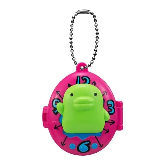 Bandai Tamagotchi modelo de figuras de acción caja de almacenamiento decoración colgante adornos Gashapon oficial genuino lindo juguetes coleccionables