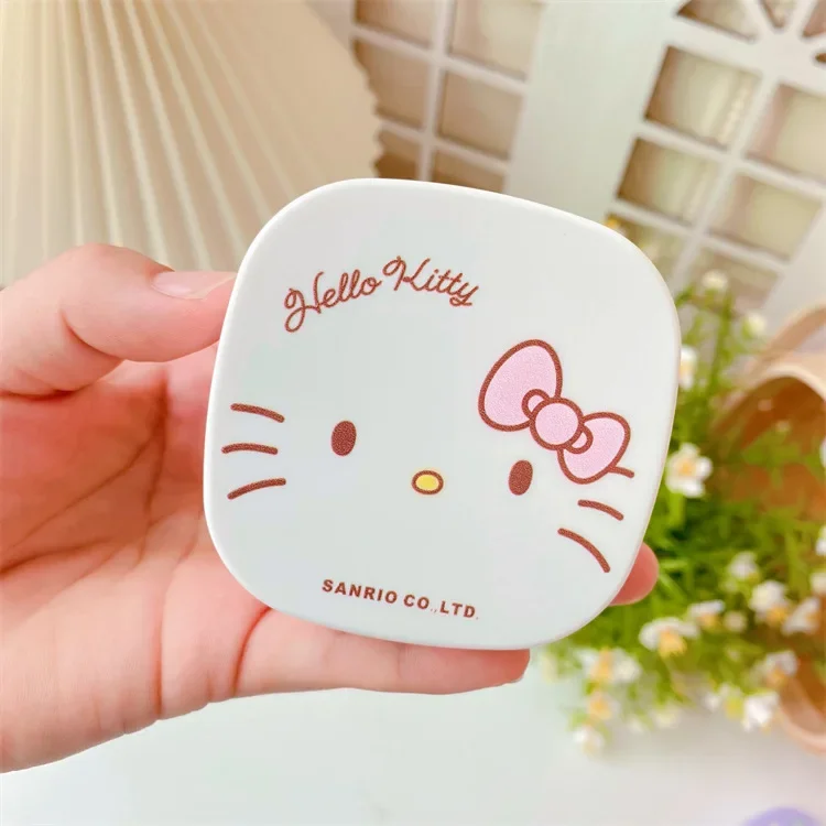 Kawaii Sanrio My Melody Cinnamonroll Kuromi Cartoon custodia per lenti a contatto occhi Kit da viaggio supporto contenitore contenitore scatola di