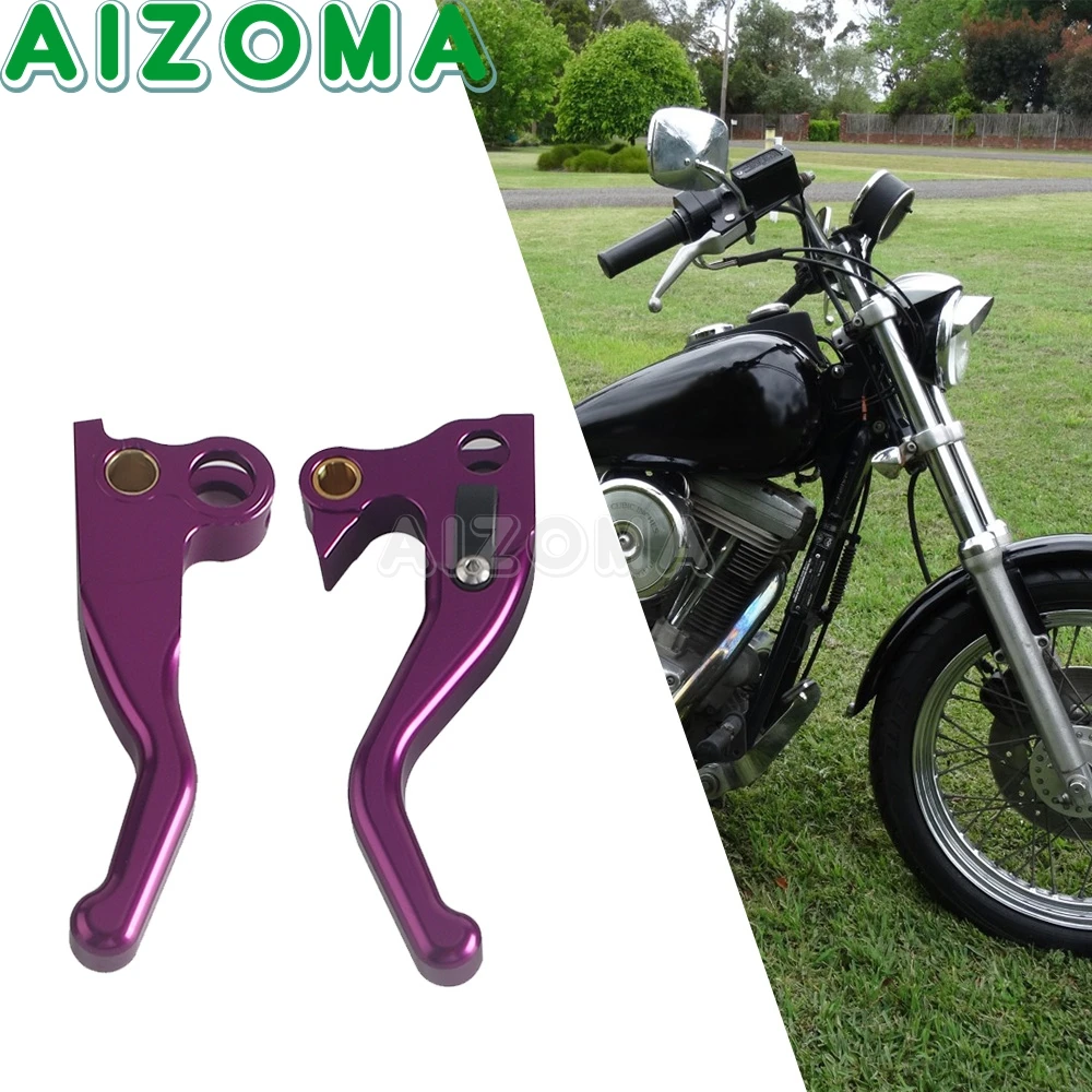 

5.3" 5.9" Control Lever For Harley Super Glide FXD FXR 80 FXE II FXRS Sport Glide FXRT FXRD Motorcycle Brake Clutch Levers CNC