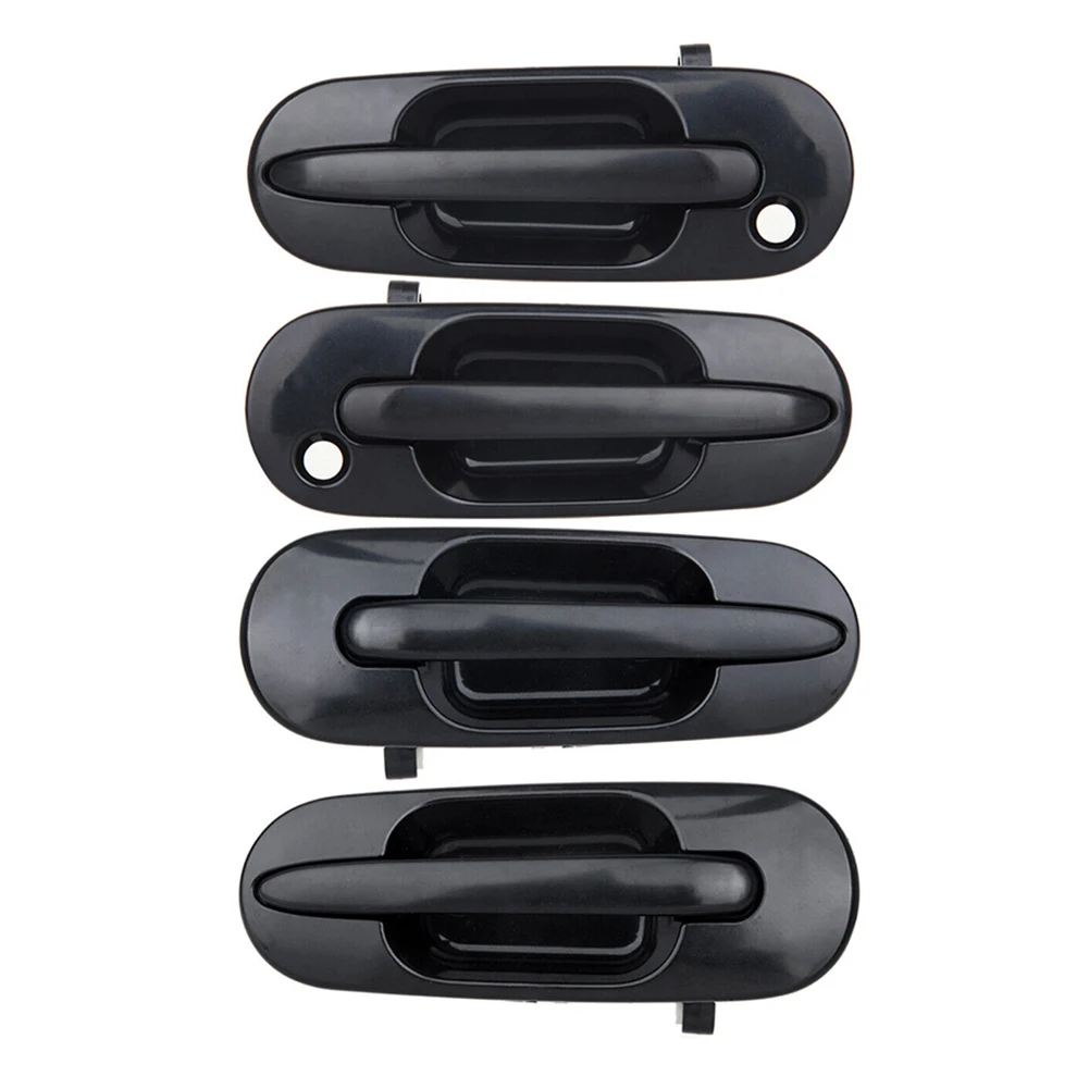 Auto Parts Outside Door Handle Exterior Parts Plastic Replacement 1 Pc Black For Honda For CRV 97-01 New Useful