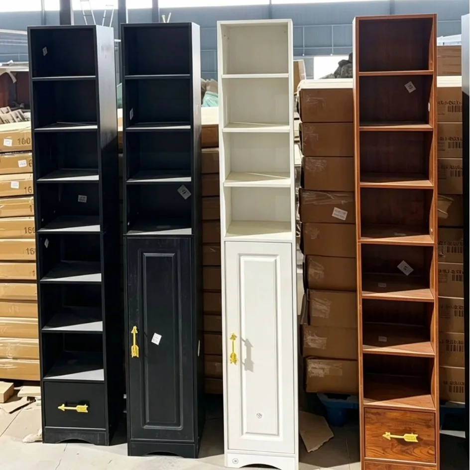 Bookshelf, bookcase storage, floor-to-ceiling beauty salon, barber shop, narrow storage.