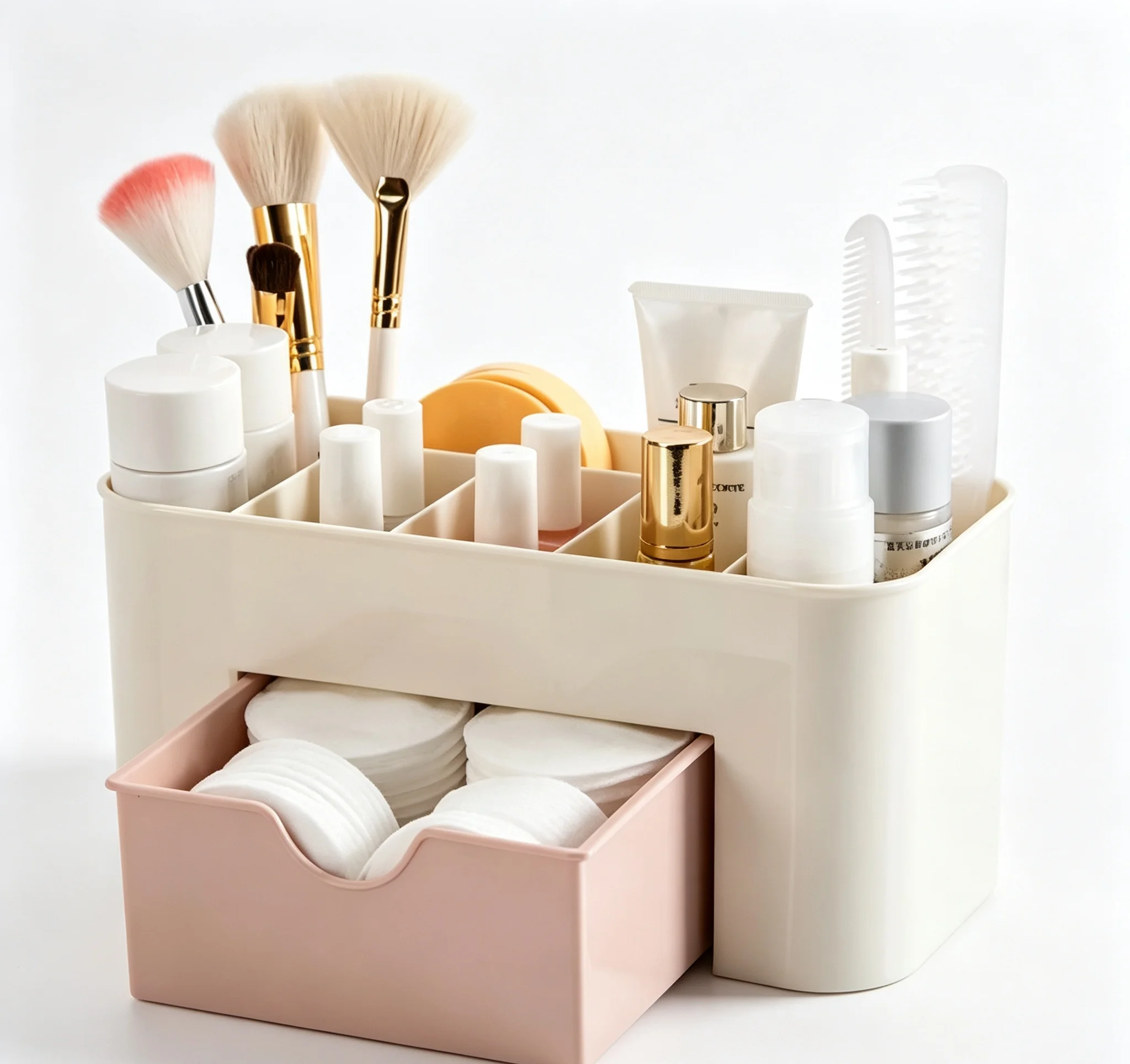 1Pcs Klimonla Nail Organizer Container High Quality Plastic Nails Art Storage Tool For Nail Salons Supplies Accessories