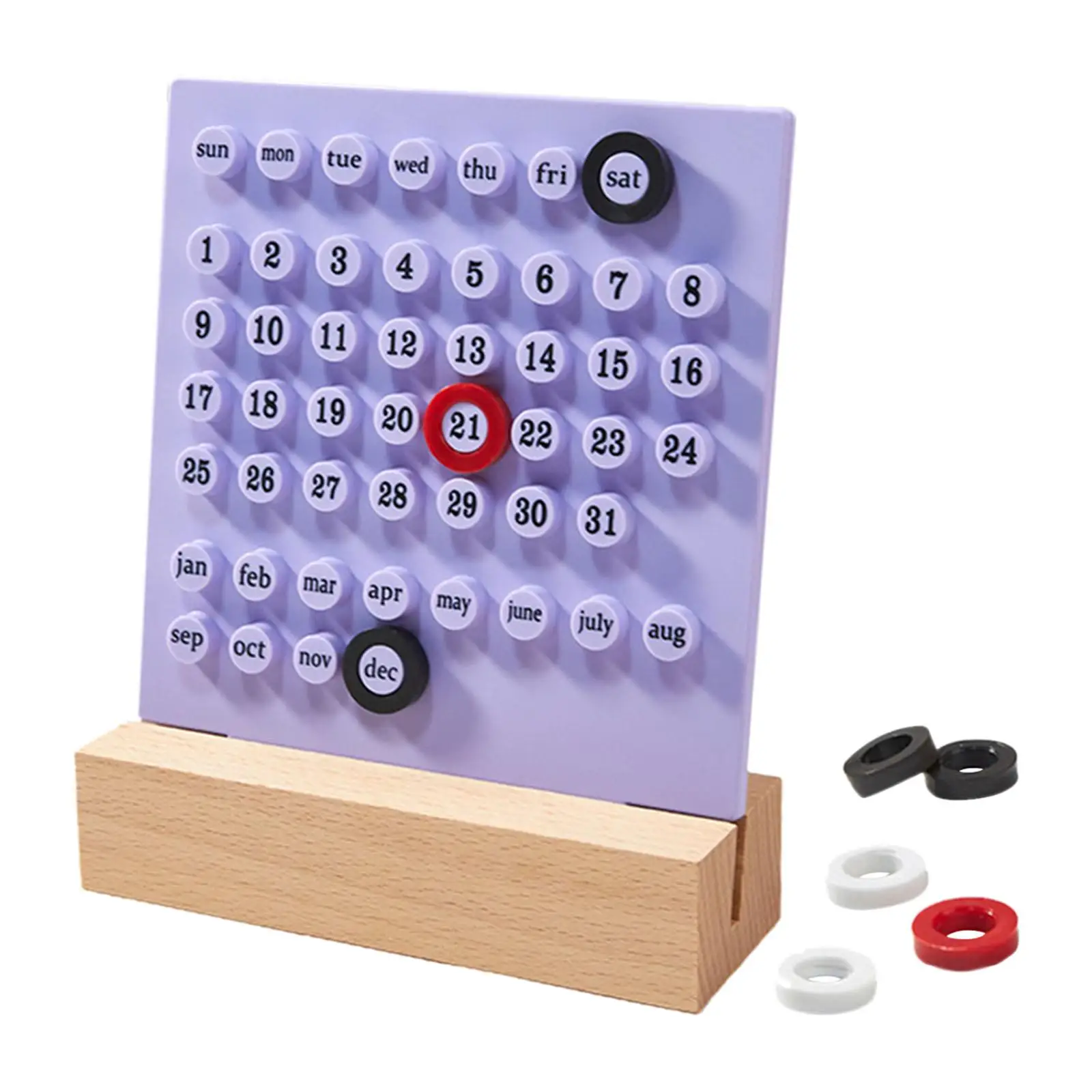 Creative Educational Desk Calendar, Aprendendo Ornamentos