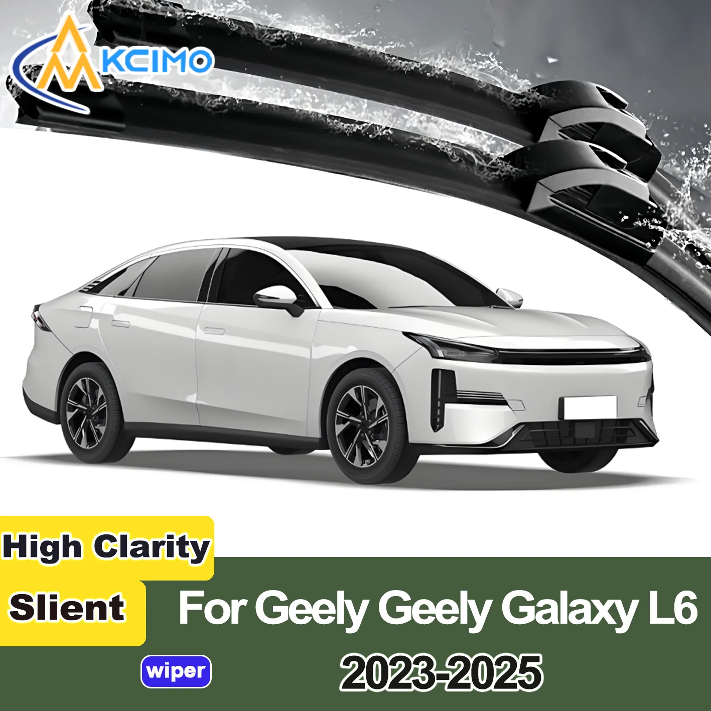 

KCIMO 2PCS New Wiper Blades for Geely Geely Galaxy L6 2023-2025 Front Windshield Auto Wipers Blade Accessories 2025 2024 2023