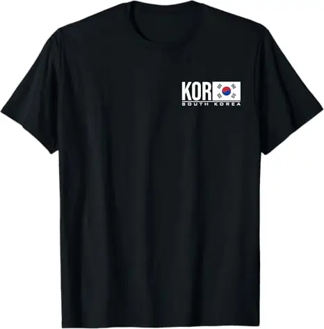 Patriotisches koreanisches Südkorea-T-Shirt, Flagge von Südkorea, koreanische Sportspiele, Sporttrikot, Fußball-Grafik-T-Shirt, Fußballkleidung – Detail 9