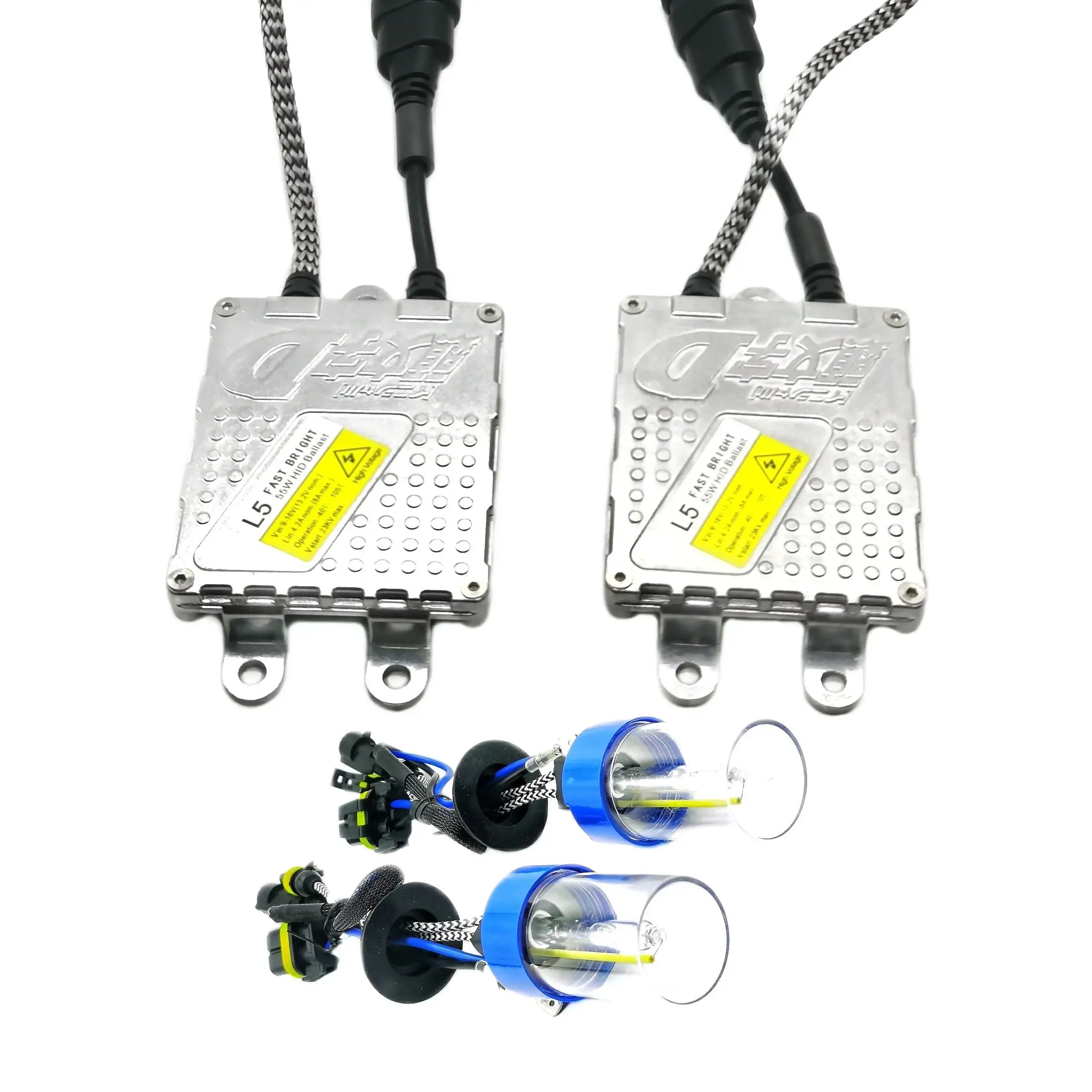 

Genuine DLT L5 12V 55W Xenon Bulbs Kits 50%UP Brightness H1 H3 H7 H11 9005 9006 D2H 9012 12V Cars HID Headlights Foglamps