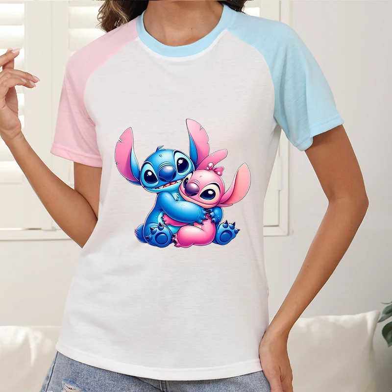 

Woman Clothing T Shirt Cartoon Clothes Trends Disney Mickey Minnie Tees Ladies Y2k t-Shirt Custom Short Sleeve Top Summer 2025