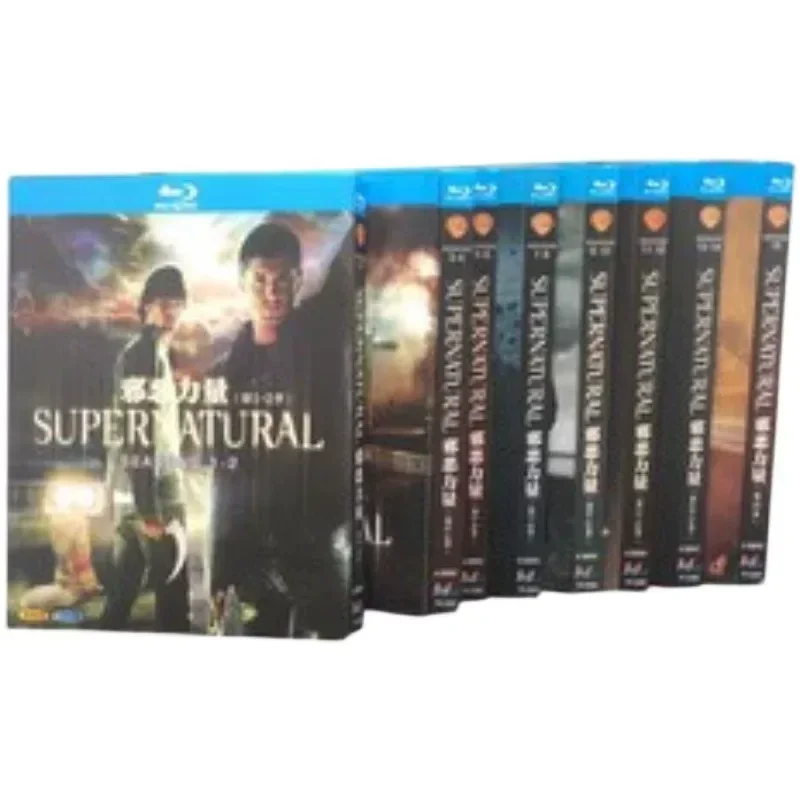 BD Blu-ray High Definition American TV Series Supernatural 1-15 Seasons Complete 58-Disc Box Set
