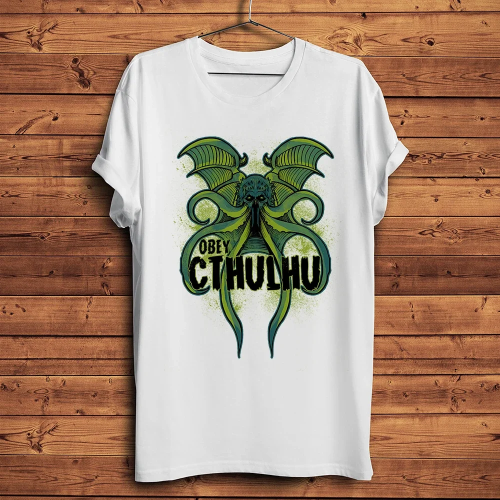 

Великий Лорд Ктулху, забавная мужская футболка с аниме, повседневная футболка с круглым вырезом и коротким рукавом, уличная футболка унисекс, дышащий сублимационный принт
