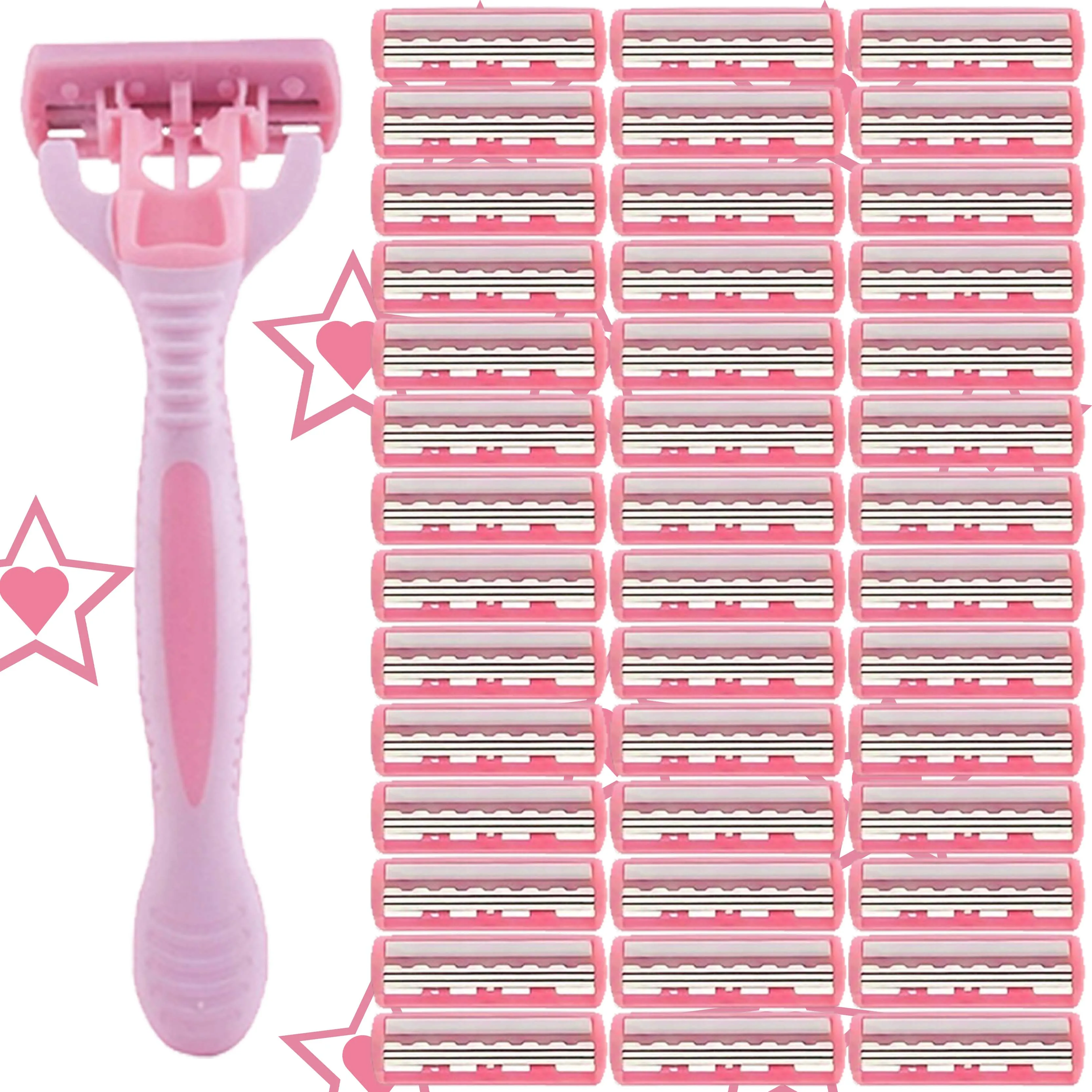 

The classic ladies' razor features a comfortable handle, sharp blades and is easy to clean. It's a must-have for ladies