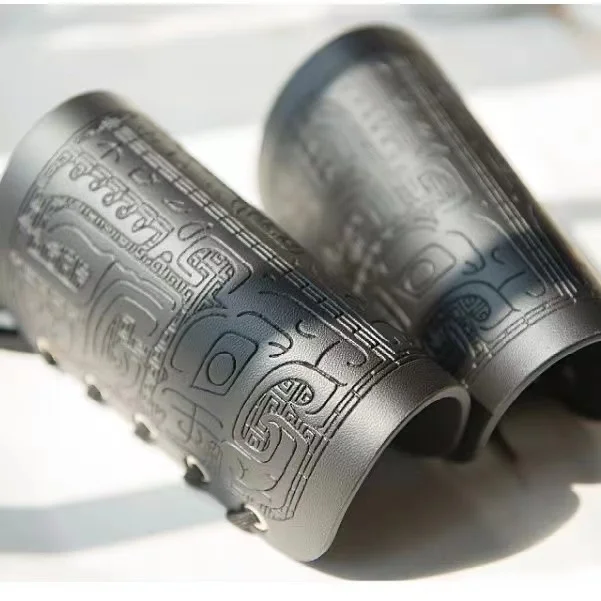 Hanfu ochraniacz na nadgarstek akcesoria rękaw tajemniczy wzór zbroja starożytny szermierz latająca ryba akcesoria do garnituru chłopcy dziewczęta przystojny