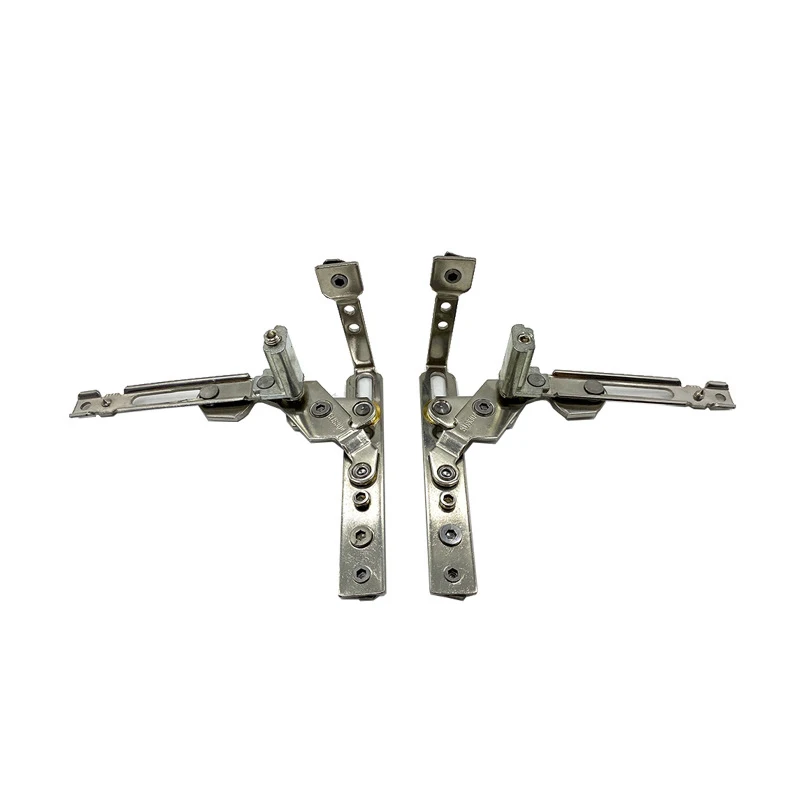 1 Set(2PCS) 4.0 3D Adjustable Hinge Aluminum Casement Window 90° Invisible Hinge Bearing Capacity 60KG Sliding Window Fittings