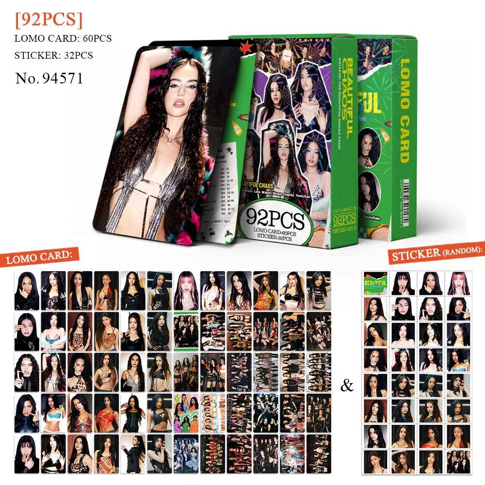 92/124pcs KATSEYE PINKY UP Fotokaarten Lomo Kaarten SetFotokaarten Foto Lomo Kaarten Fans Collectie Gedrukte Kaarten