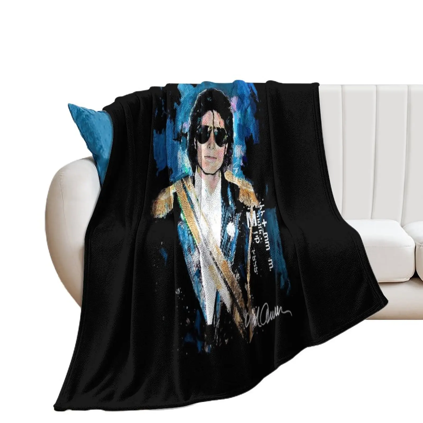 

Michael 1984 Grammys Jackson Pop Art Portrait Throw Blanket Luxury Thicken for babies anime funny gift Blankets