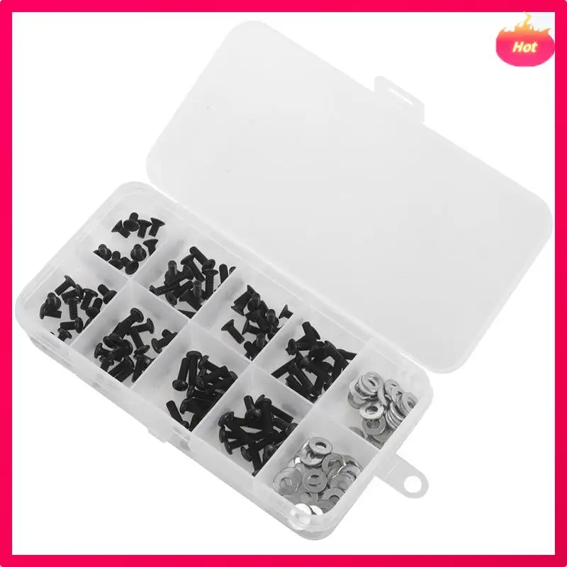 

ABYP Screws Box Set For 1/10 HSP Traxxas Tamiya HPI Kyosho D90 SRC10 Remote Control RC Car Parts 3600Pcs