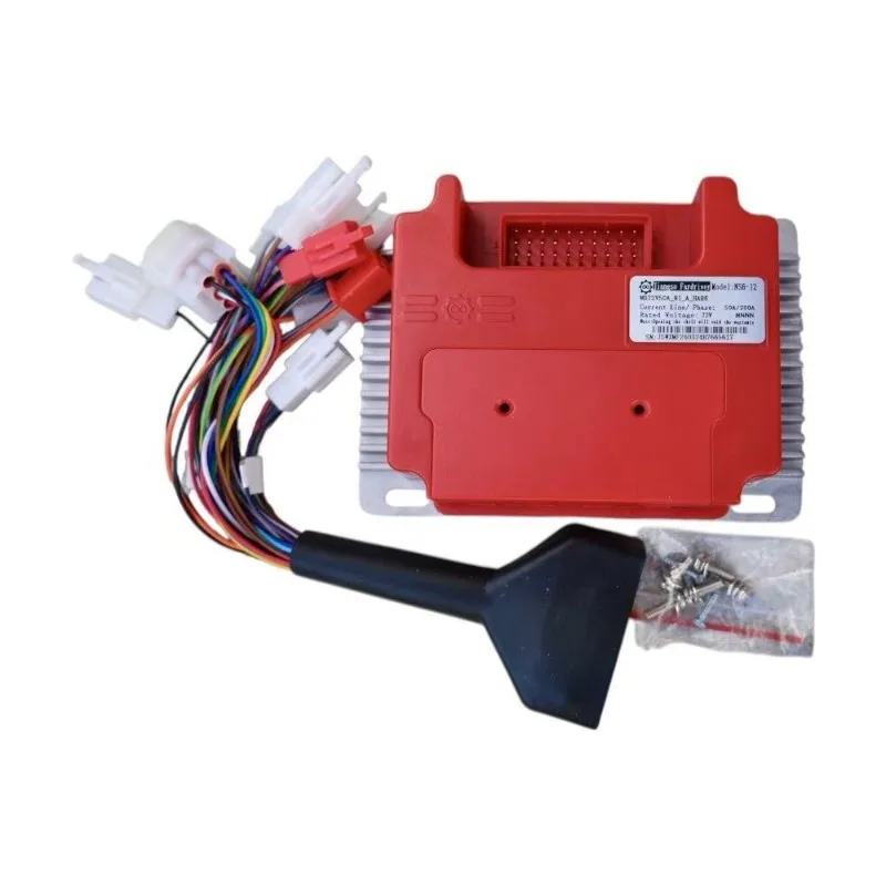 72V 50A/200A DC Motor Controller, High Current Speed Control Module for Electric Motorcycle E-bike Replacement Parts