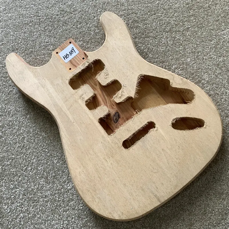 HB559  ST Model  Electric Guitar Body SSH Pickups Solid Alder With Basswood Tremolo Style Parts Replace Accessories Unfinsihed