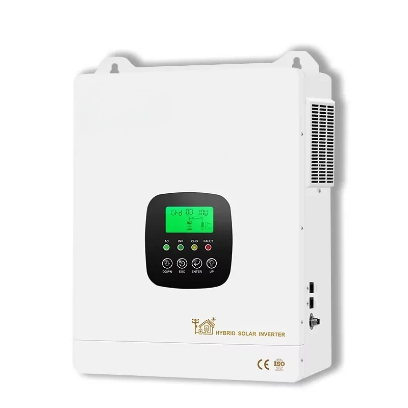 Wholesale 3KW 5KW 10KW Solar Three-Phase Inverter On-Grid Hybrid Inverter with Lithium Battery Single AC Output