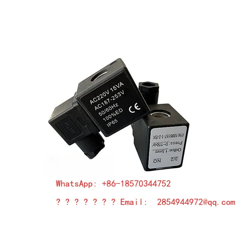Pneumatic Solenoid Valve Air Compressor Electronic Drain Valve Coil AC220V 15VA AC187-253V 50/60HZ view 4