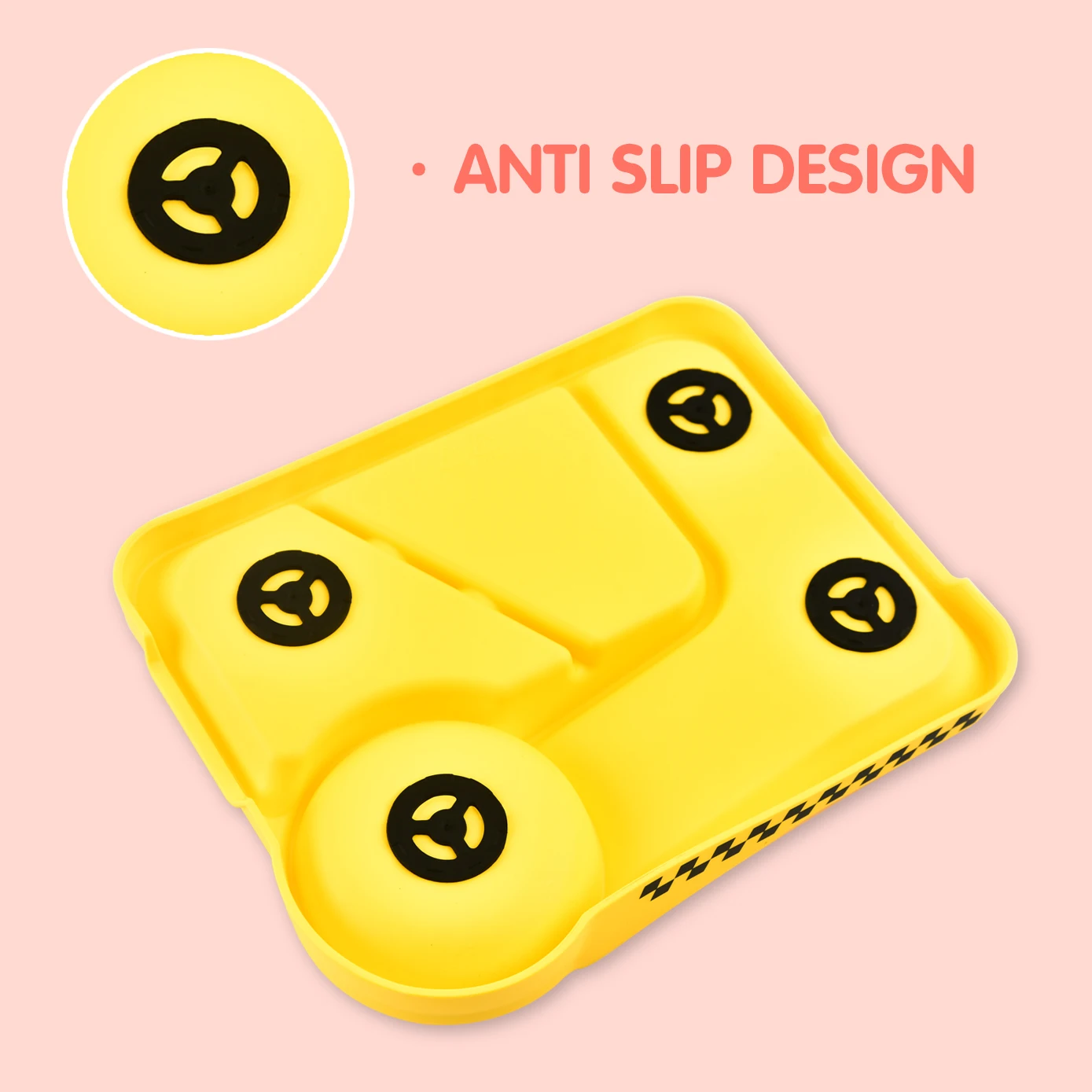 เด็กให้อาหารชุดจานจานสําหรับทารก Stuff ดูดถ้วยความงามบนโต๊ะอาหารสําหรับเด็กแผ่นเครื่องครัวชุดอาหารค่ํา