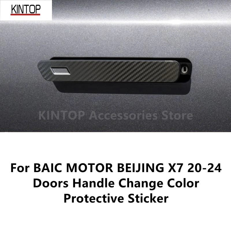 For BAIC MOTOR BEIJING X7 20-24 Doors Handle Change Color Protective Sticker Anti-scratch Protection Accessories Refit